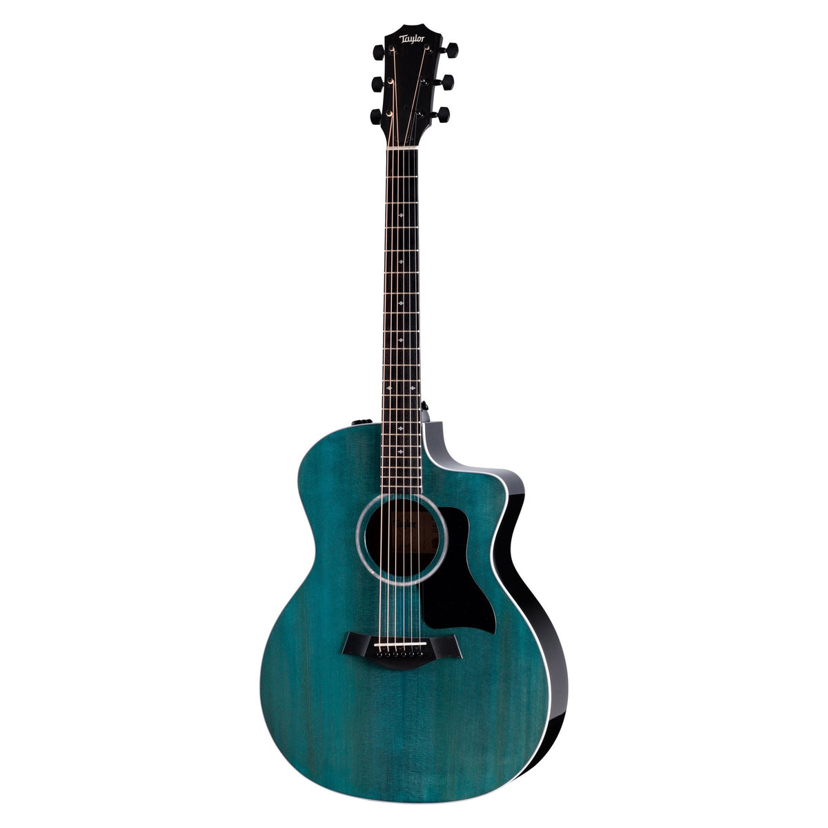Đàn guitar acoustic điện Taylor 214ce Plus Special Edition màu Trans Blue – mặt trước toàn thân