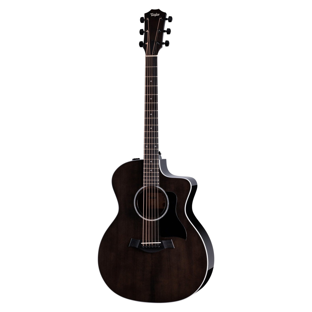 Đàn guitar acoustic điện Taylor 214ce Plus Special Edition màu Trans Grey – mặt trước toàn thân