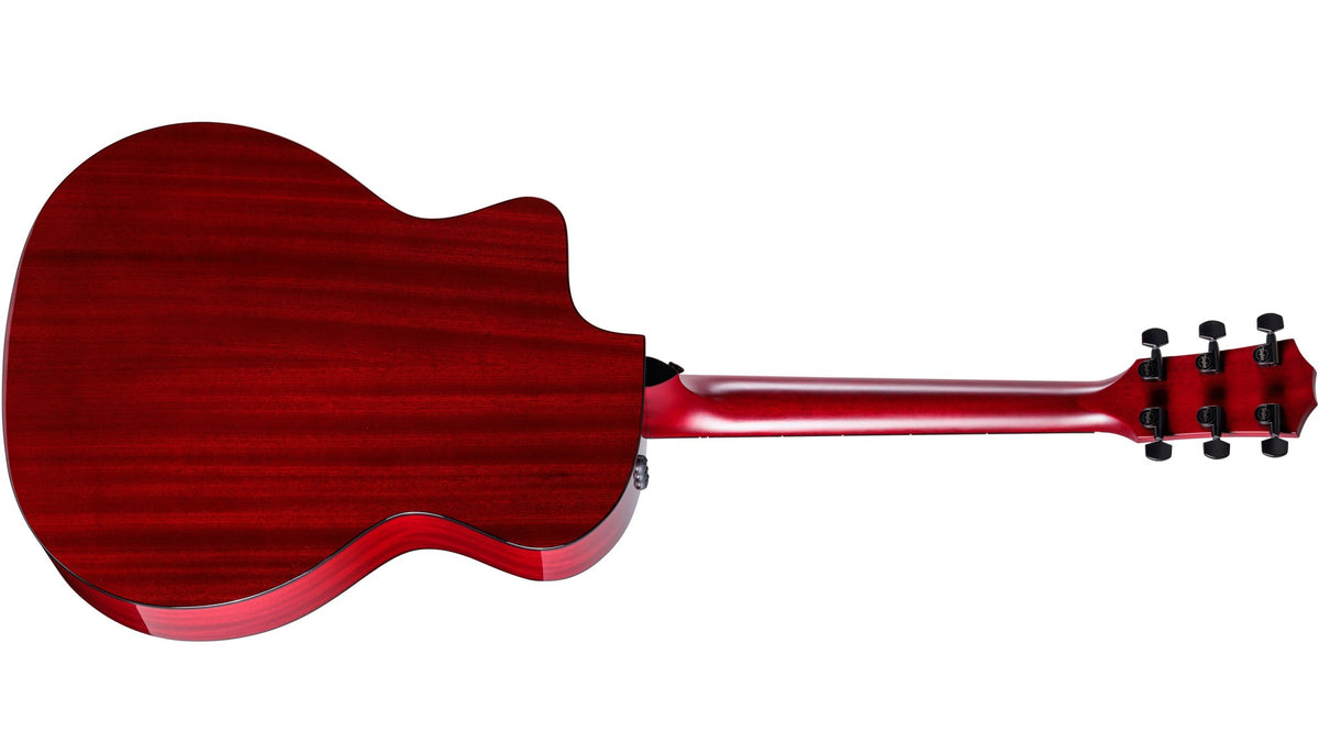 Đàn guitar acoustic điện Taylor 224ce Plus Special Edition Trans Red màu Trans Red – mặt lưng toàn thân