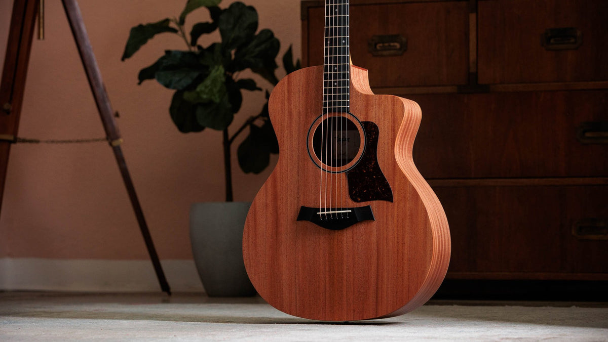Đàn guitar acoustic điện Taylor 24ce màu Natural – ảnh chụp thực tế