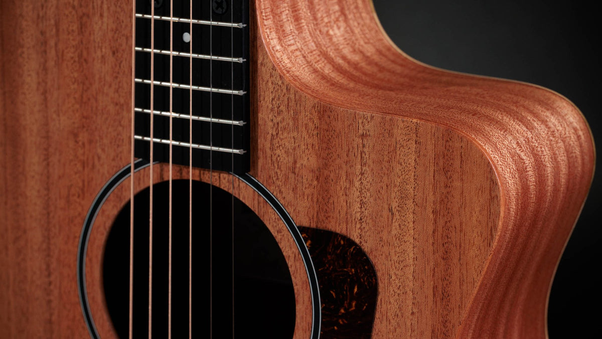 Đàn guitar acoustic điện Taylor 24ce màu Natural – cận thùng đàn mặt trước