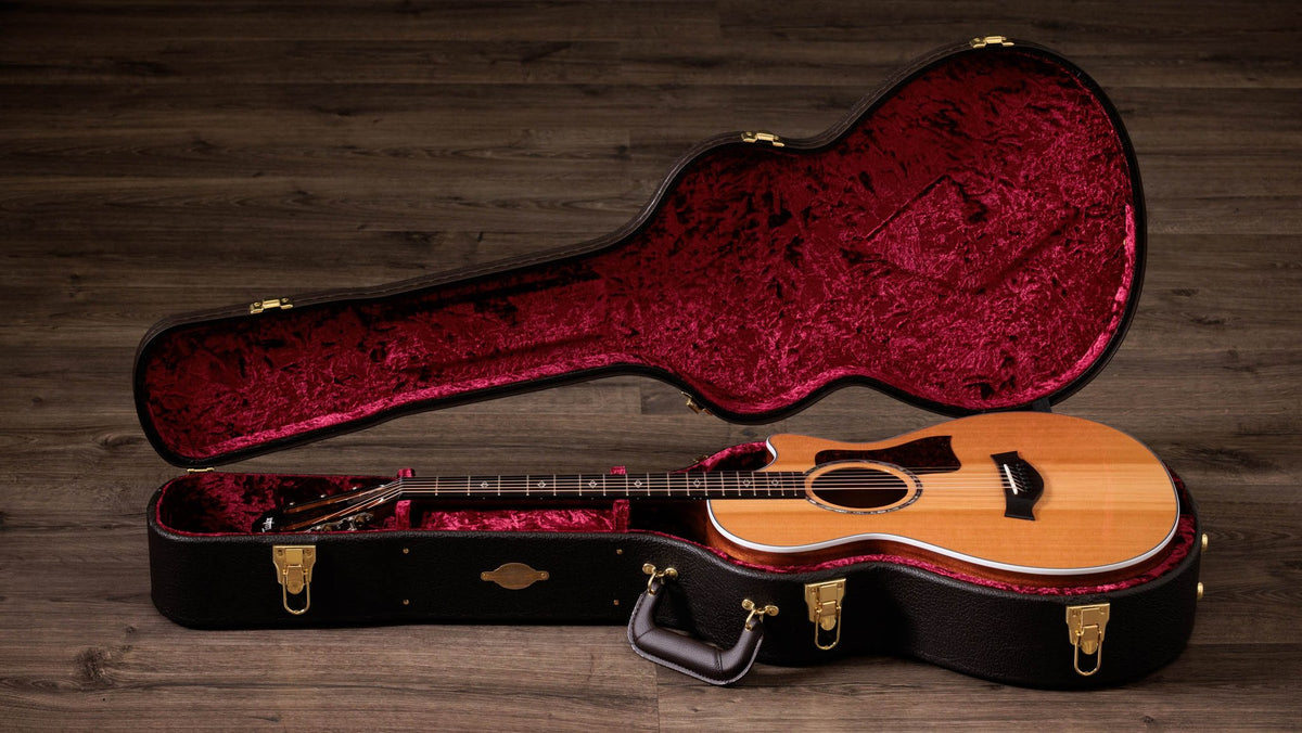 Đàn guitar acoustic điện Taylor 512ce 12-Fret màu Natural – hộp đàn đi kèm