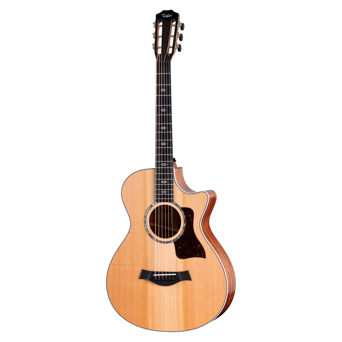 Đàn guitar acoustic điện Taylor 512ce 12-Fret màu Natural – mặt trước toàn thân