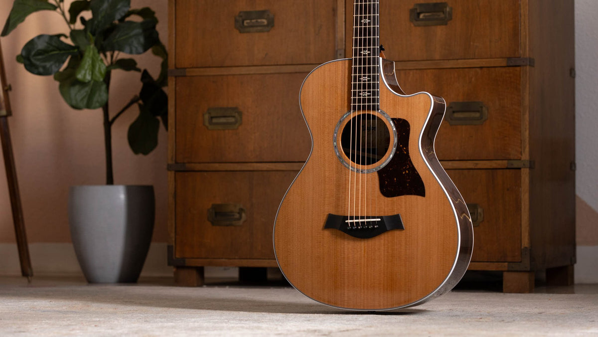 Đàn guitar acoustic điện Taylor 712ce 12-Fret – ảnh chính hãng chụp nằm ngang