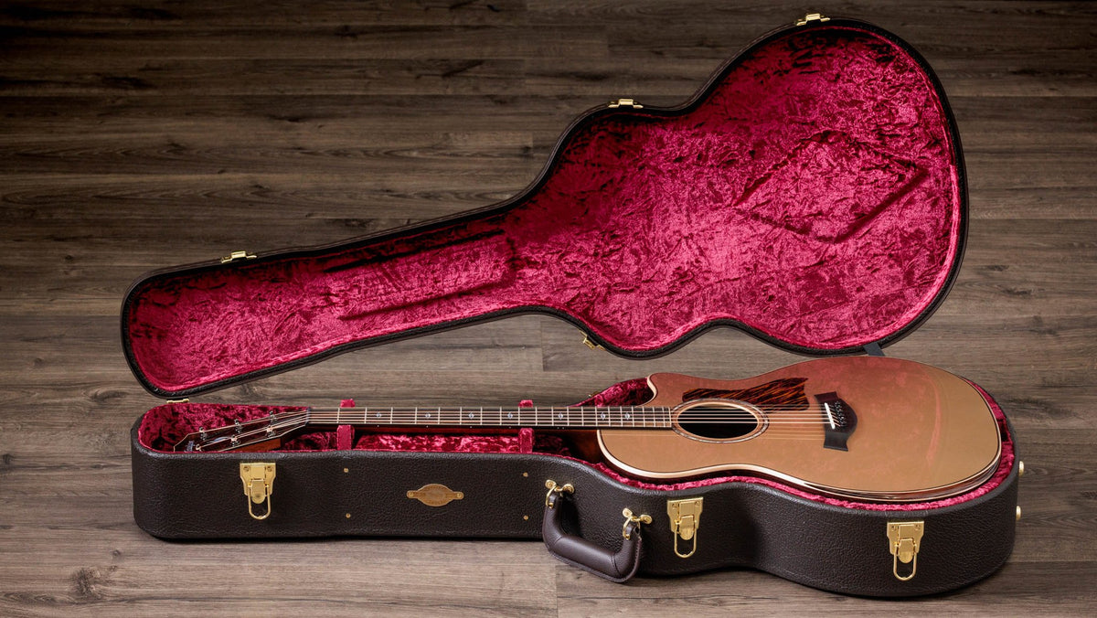 Đàn guitar acoustic điện Taylor 814ce LTD Casablanca Beige – hộp đàn đi kèm