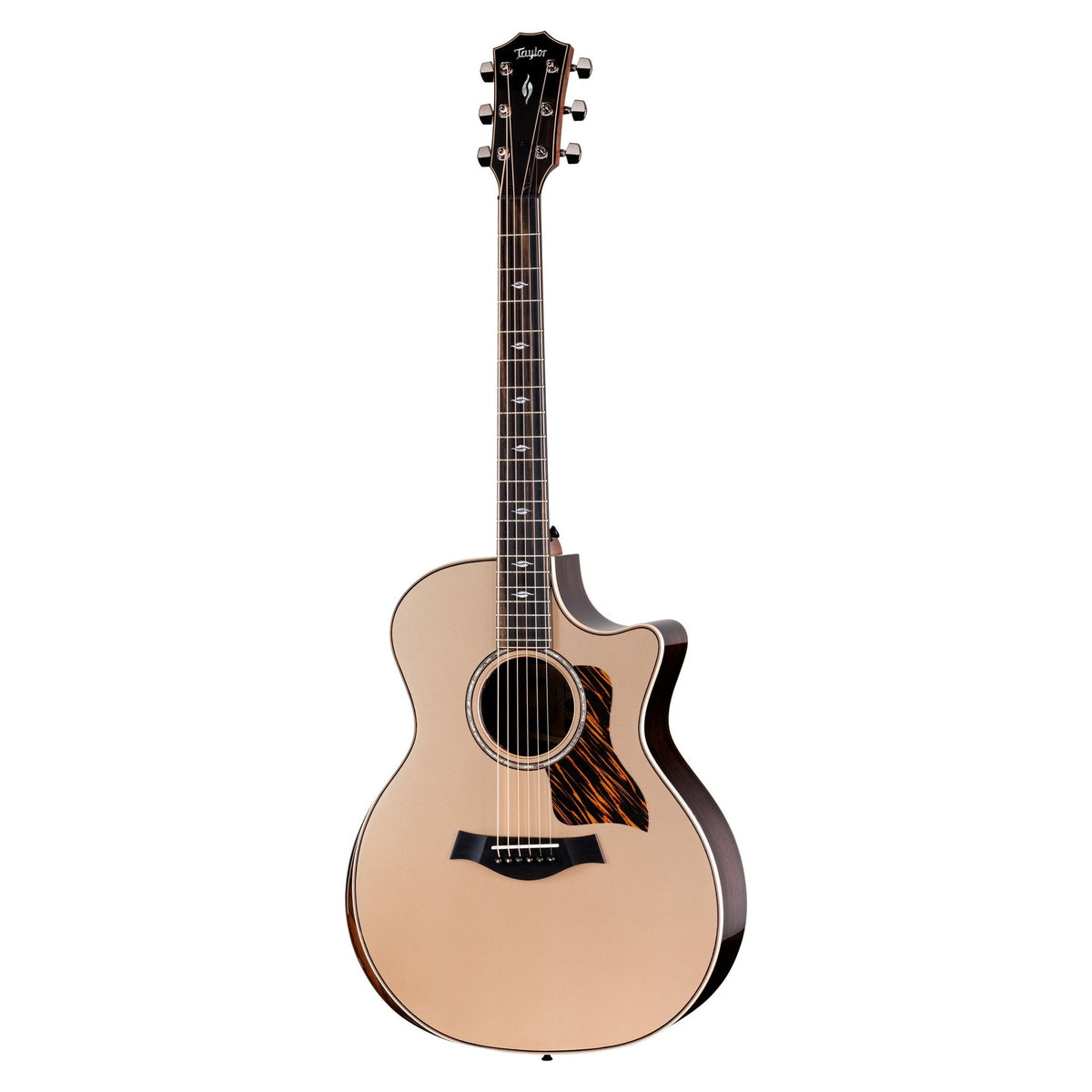 Đàn guitar acoustic điện Taylor 814ce LTD Casablanca Beige – mặt trước toàn thân