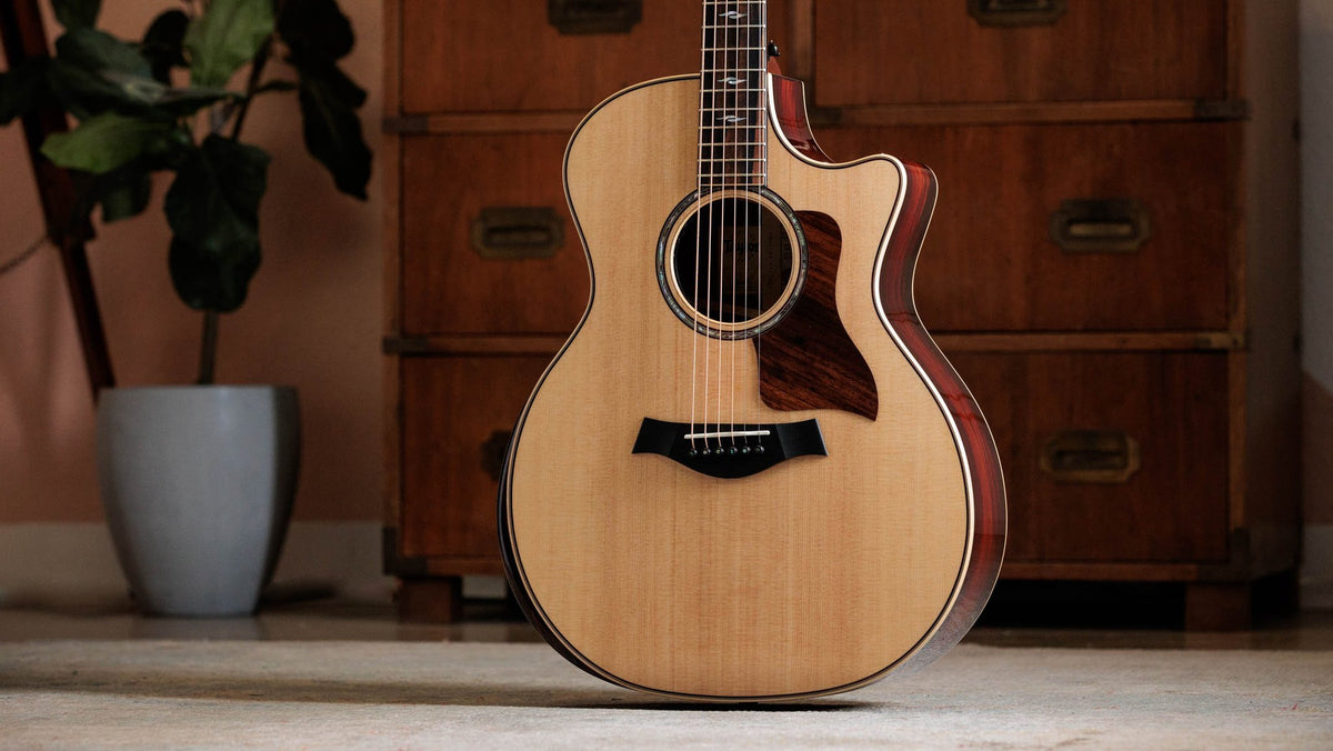 Đàn guitar acoustic điện Taylor 814ce LTD Cocobolo – ảnh chính hãng chụp nằm ngang