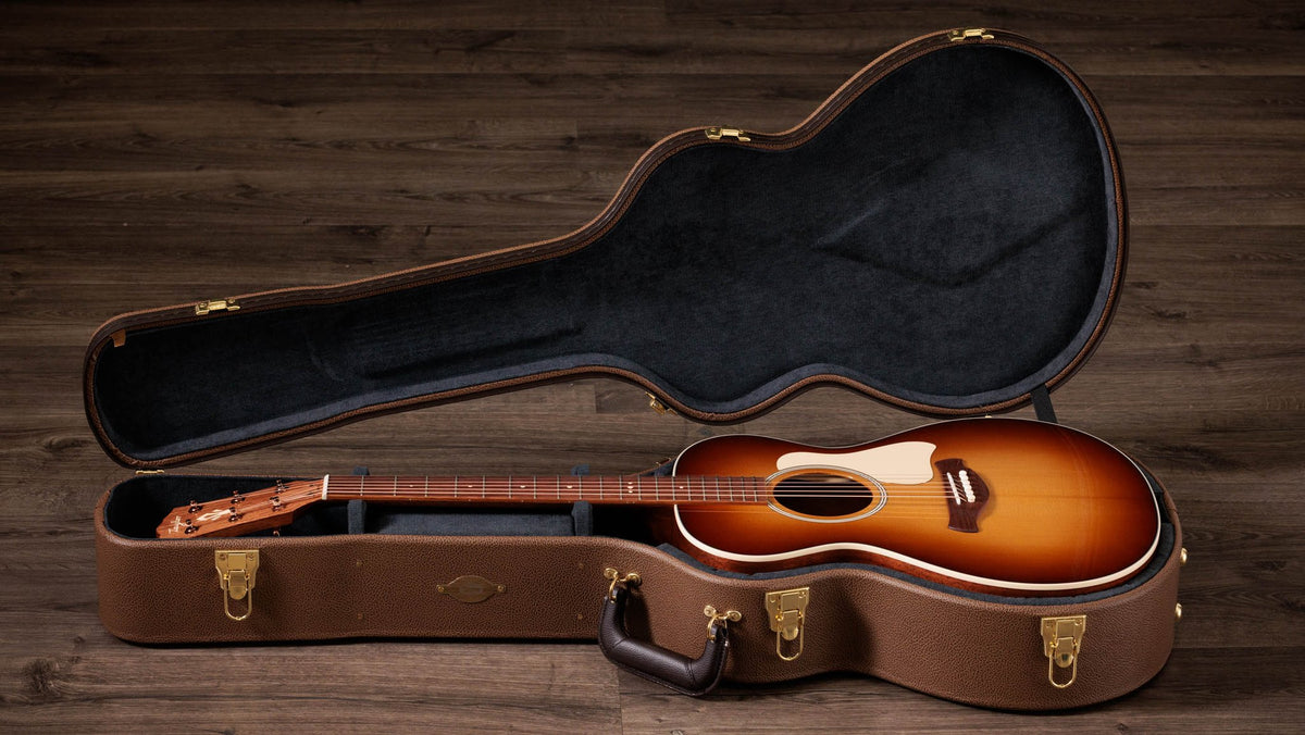 Đàn guitar acoustic điện Taylor Ben Harper Gold Label 512e màu Golden Brown Edgeburst – hộp đàn đi kèm