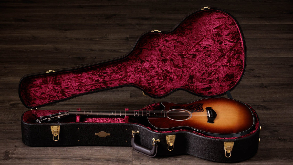 Đàn guitar acoustic điện Taylor Builder's Edition 514ce màu Kona Burst – hộp đàn đi kèm