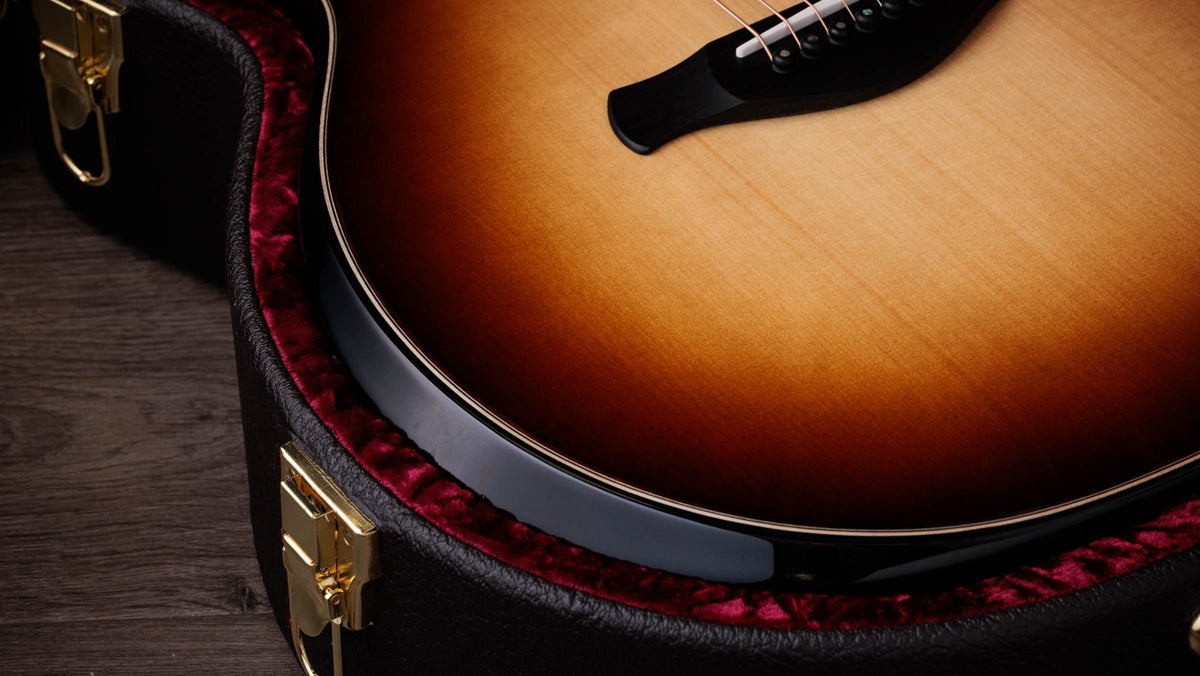 Đàn guitar acoustic điện Taylor Builder's Edition 814ce LTD Macassar Ebony – cận chi tiết hoàn thiện