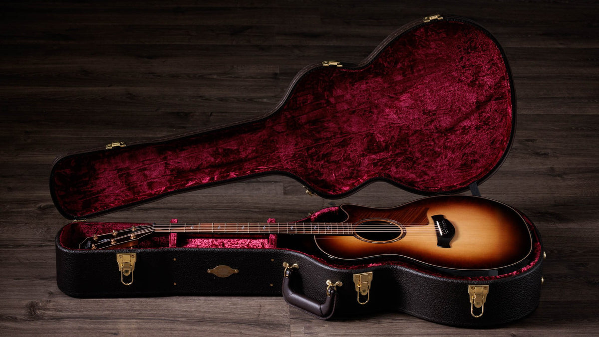 Đàn guitar acoustic điện Taylor Builder's Edition 814ce LTD Macassar Ebony – hộp đàn đi kèm