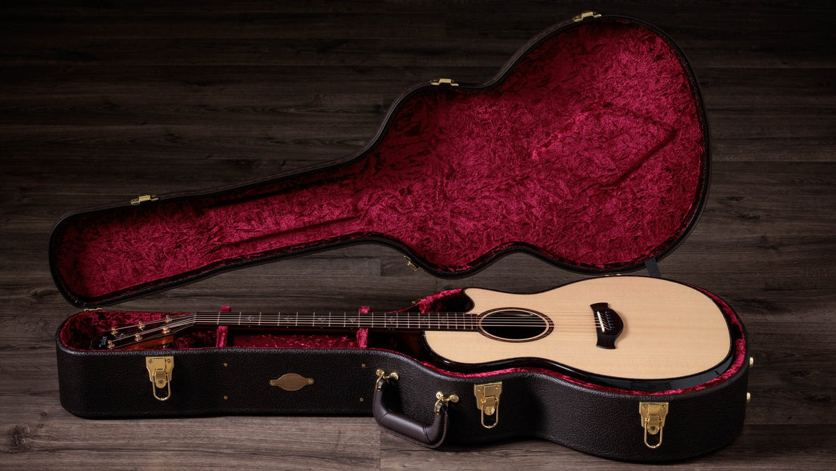 Đàn guitar acoustic điện Taylor Builder's Edition 914ce – hộp đàn đi kèm