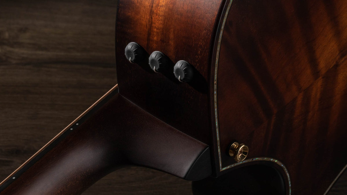 Đàn guitar acoustic điện Taylor Builder's Edition K14ce – cận gót cần nối thân đàn