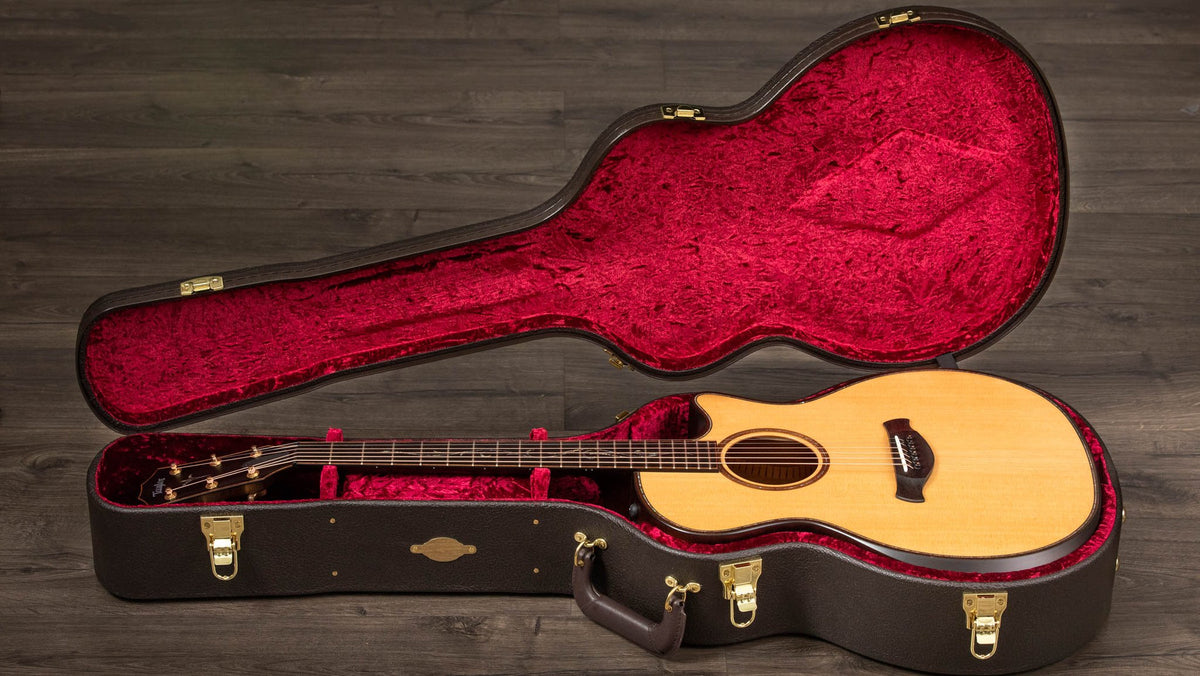 Đàn guitar acoustic điện Taylor Builder's Edition K14ce – hộp đàn đi kèm