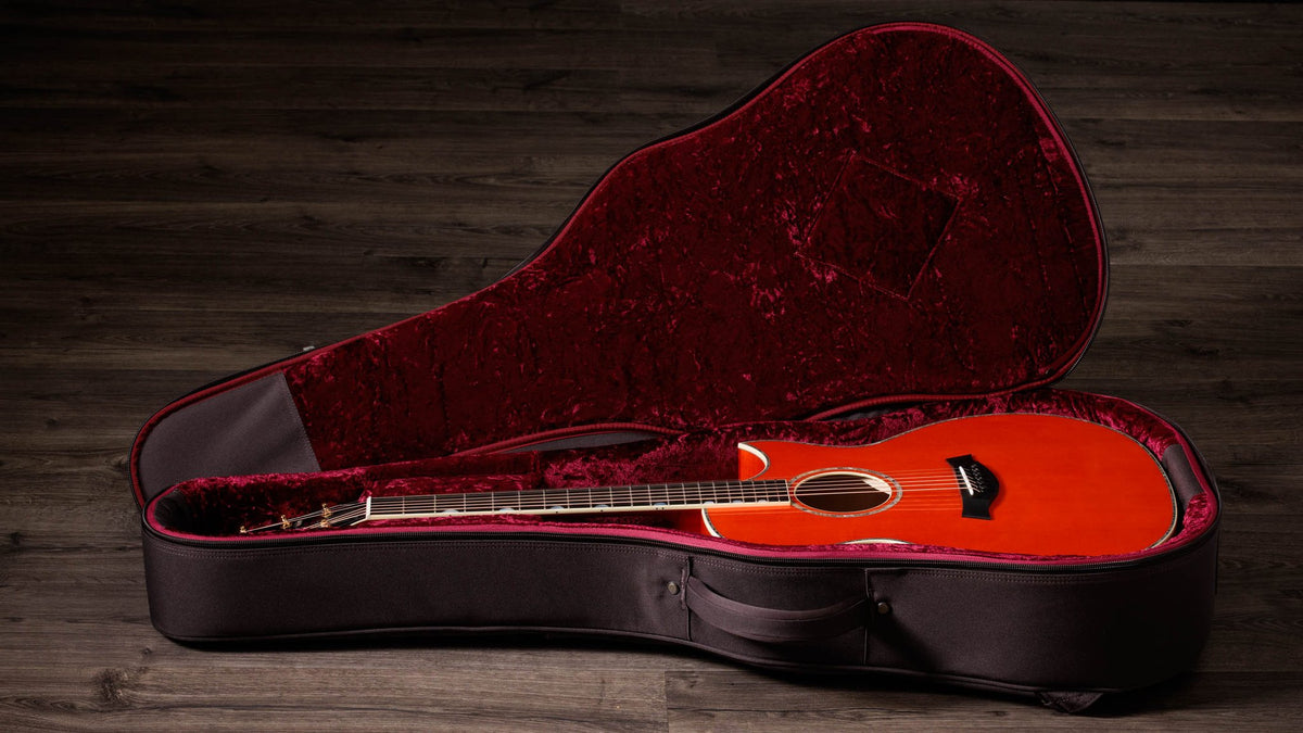 Đàn guitar acoustic điện Taylor Doyle Dykes Signature Model màu Translucent Orange – hộp đàn đi kèm