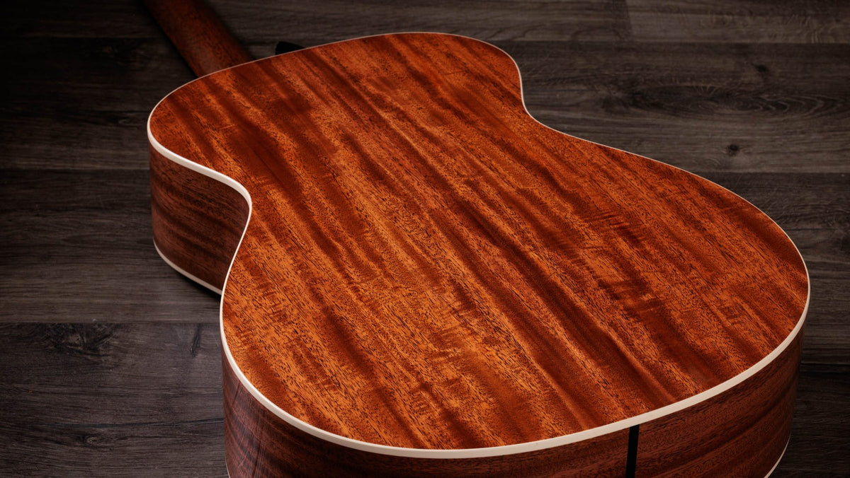 Đàn guitar acoustic điện Taylor Gold Label 512e màu Natural – thùng đàn chụp nghiêng