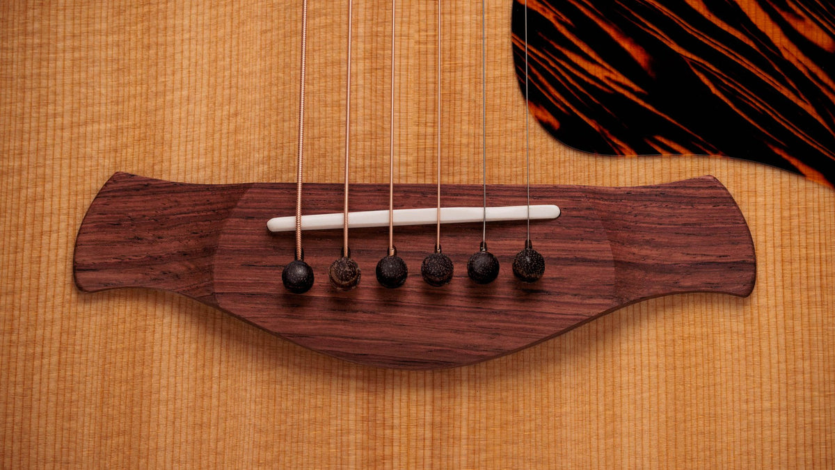 Đàn guitar acoustic điện Taylor Gold Label 517e màu Natural – cận chi tiết hoàn thiện