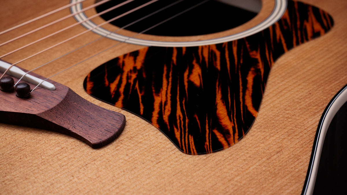 Đàn guitar acoustic điện Taylor Gold Label 710e màu Natural – cận chi tiết hoàn thiện (góc 2)