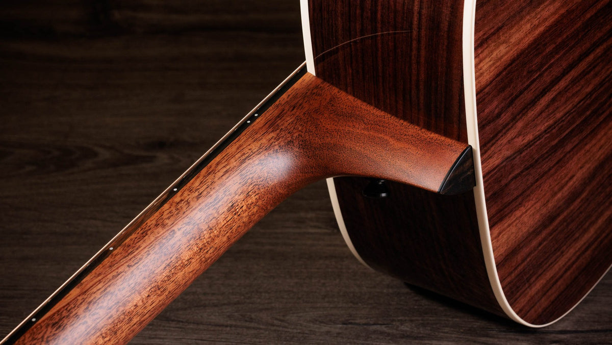 Đàn guitar acoustic điện Taylor Gold Label 710e màu Natural – cận gót cần nối thân đàn