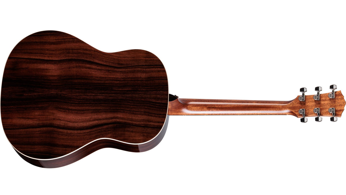 Đàn guitar acoustic điện Taylor Gold Label 717e mặt sunburst nâu vàng, pickguard kem – mặt lưng toàn thân