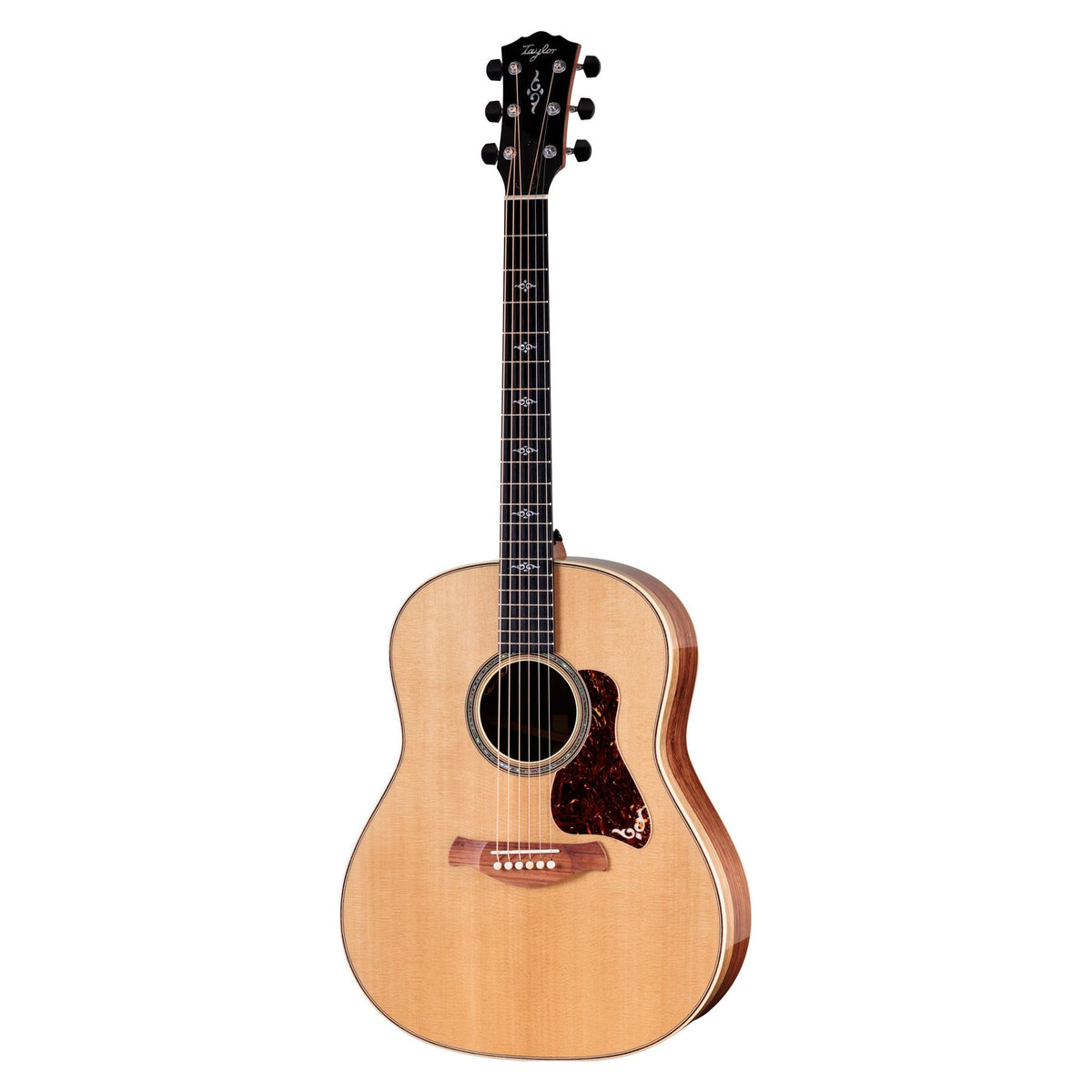 Đàn guitar acoustic điện Taylor Gold Label 817e mặt Natural – mặt trước toàn thân