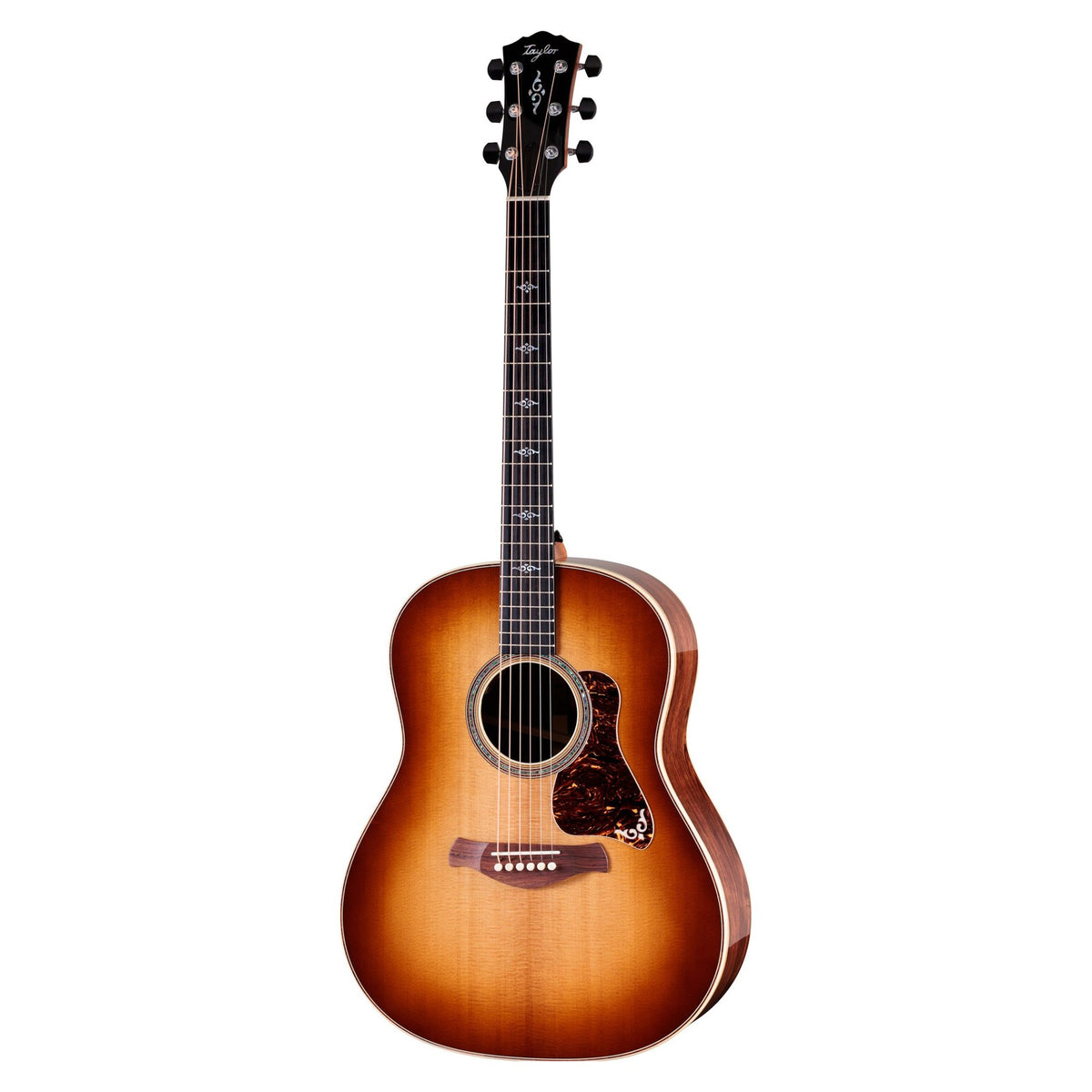 Đàn guitar acoustic điện Taylor Gold Label 817e mặt Sunburst – mặt trước toàn thân