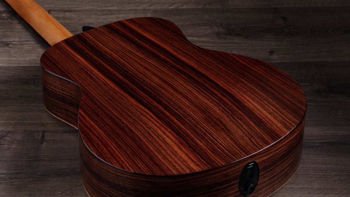 Đàn guitar acoustic điện Taylor GS Mini-e Rosewood Plus màu Natural – cận vân gỗ mặt lưng