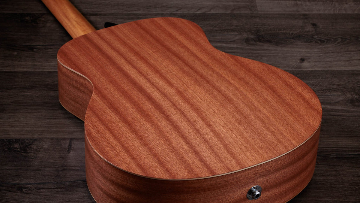 Đàn guitar acoustic điện Taylor GS Mini-e Special Edition màu Blue Burst – cận vân gỗ mặt lưng