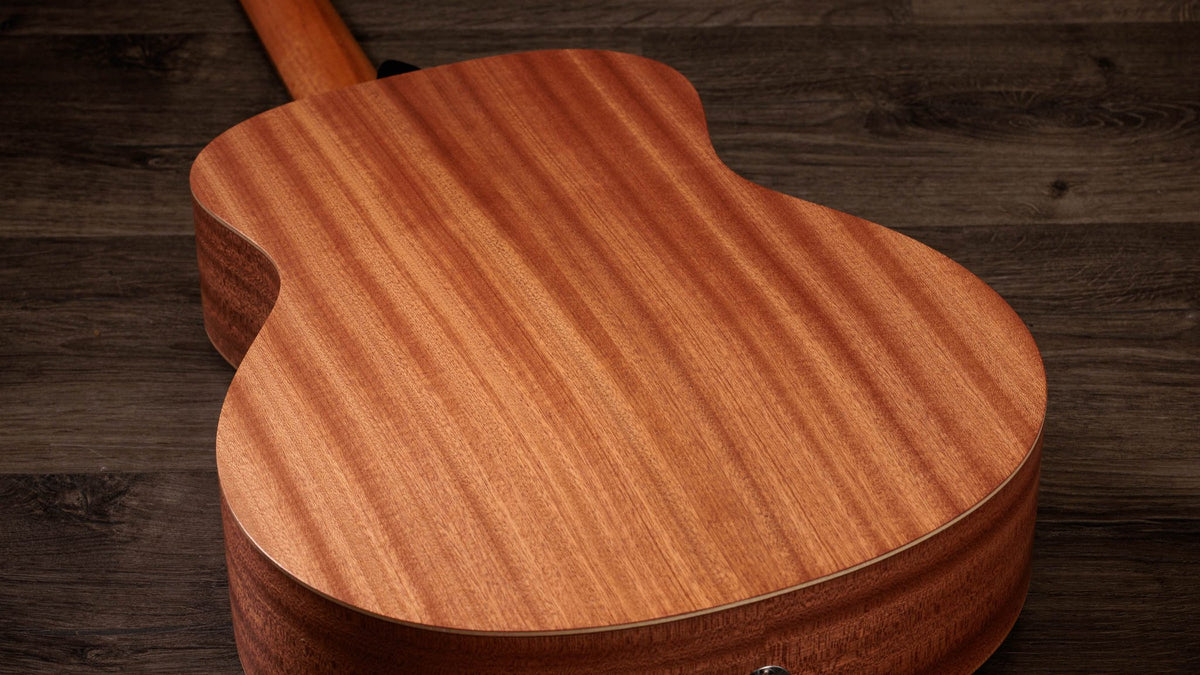 Đàn guitar acoustic điện Taylor GS Mini-e Special Edition màu Floral Blue – cận vân gỗ mặt lưng