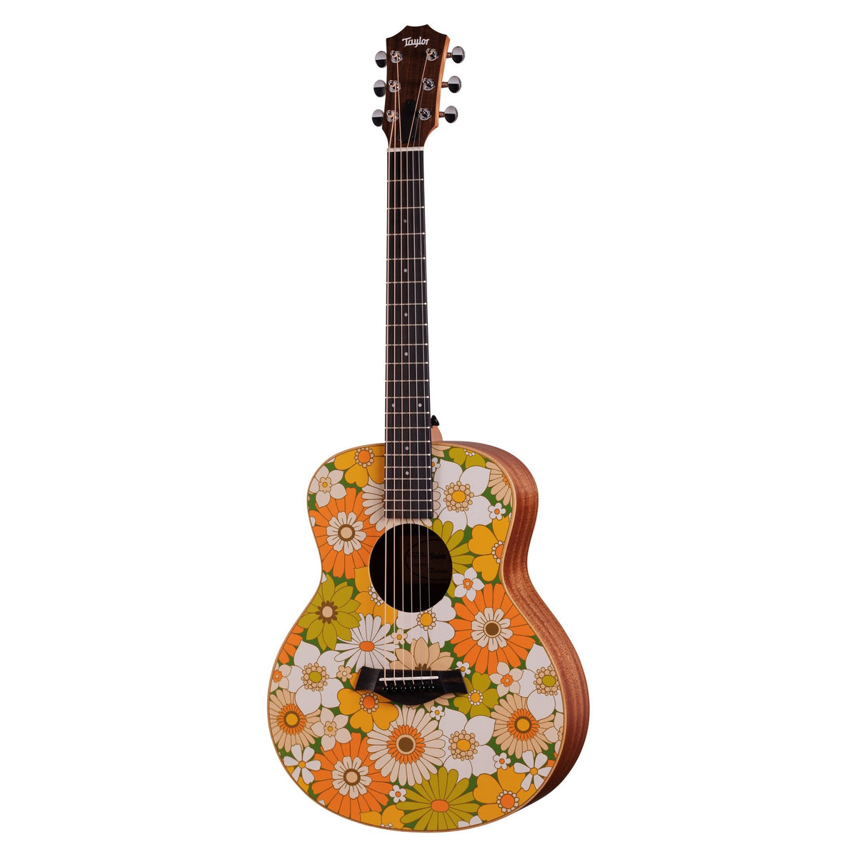 Đàn guitar acoustic điện Taylor GS Mini-e Special Edition màu Floral Green – mặt trước toàn thân