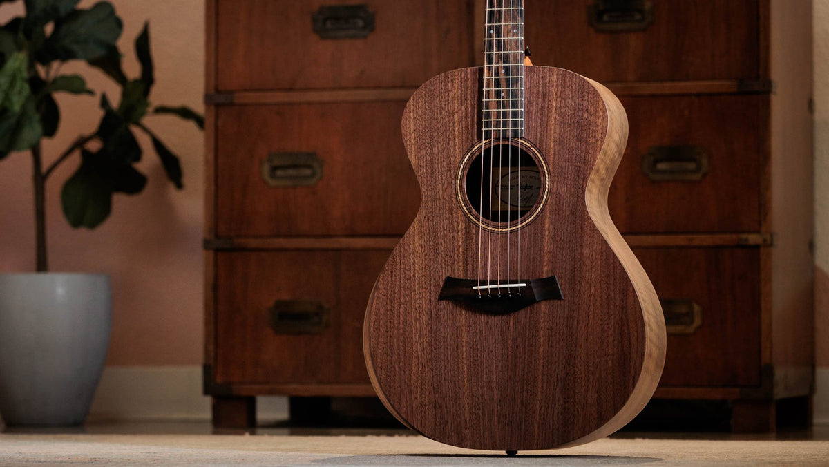 Đàn guitar acoustic điện Taylor Jacob Collier Academy 22e 5-String màu Natural – ảnh chính hãng chụp nằm ngang