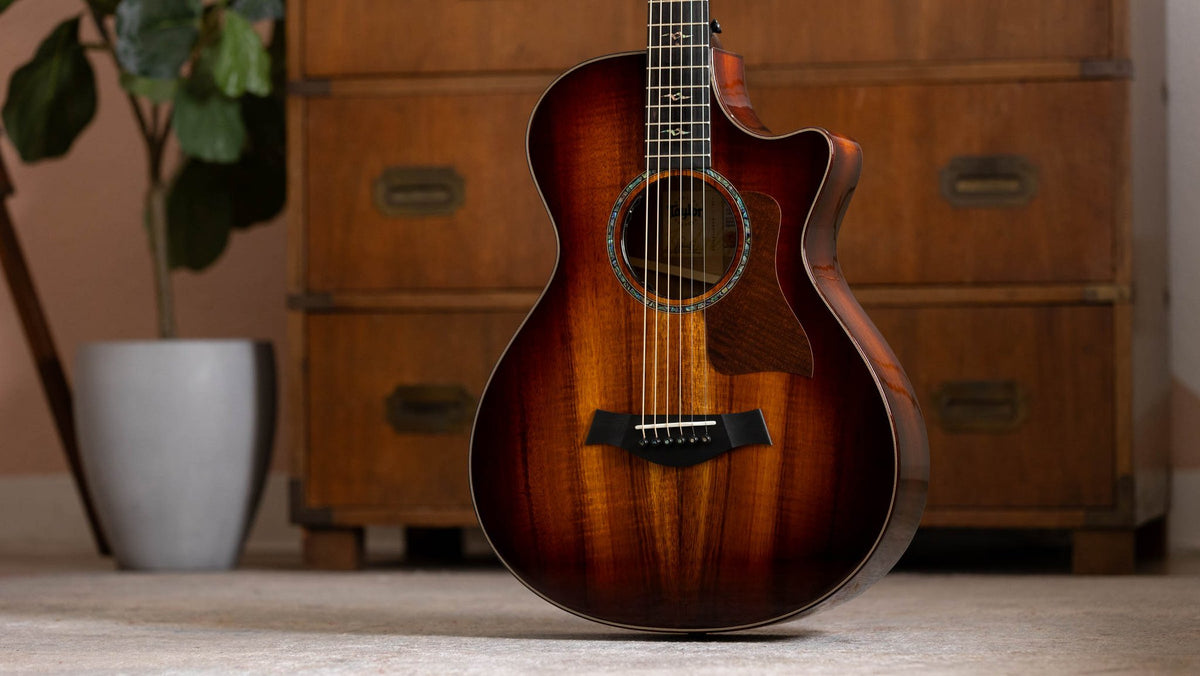 Đàn guitar acoustic điện Taylor K22ce 12-Fret Special Edition – ảnh chính hãng chụp nằm ngang