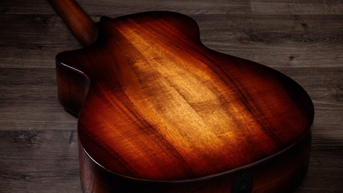 Đàn guitar acoustic điện Taylor K22ce 12-Fret Special Edition – cận vân gỗ mặt lưng