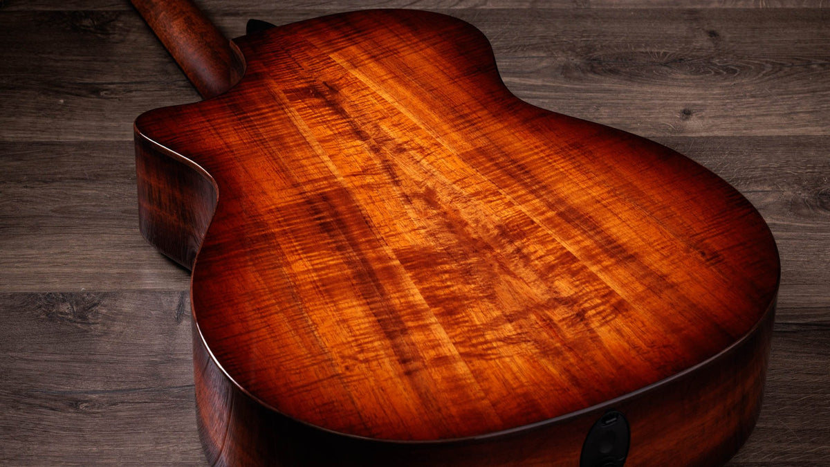 Đàn guitar acoustic điện Taylor K24ce Special Edition – cận vân gỗ mặt lưng