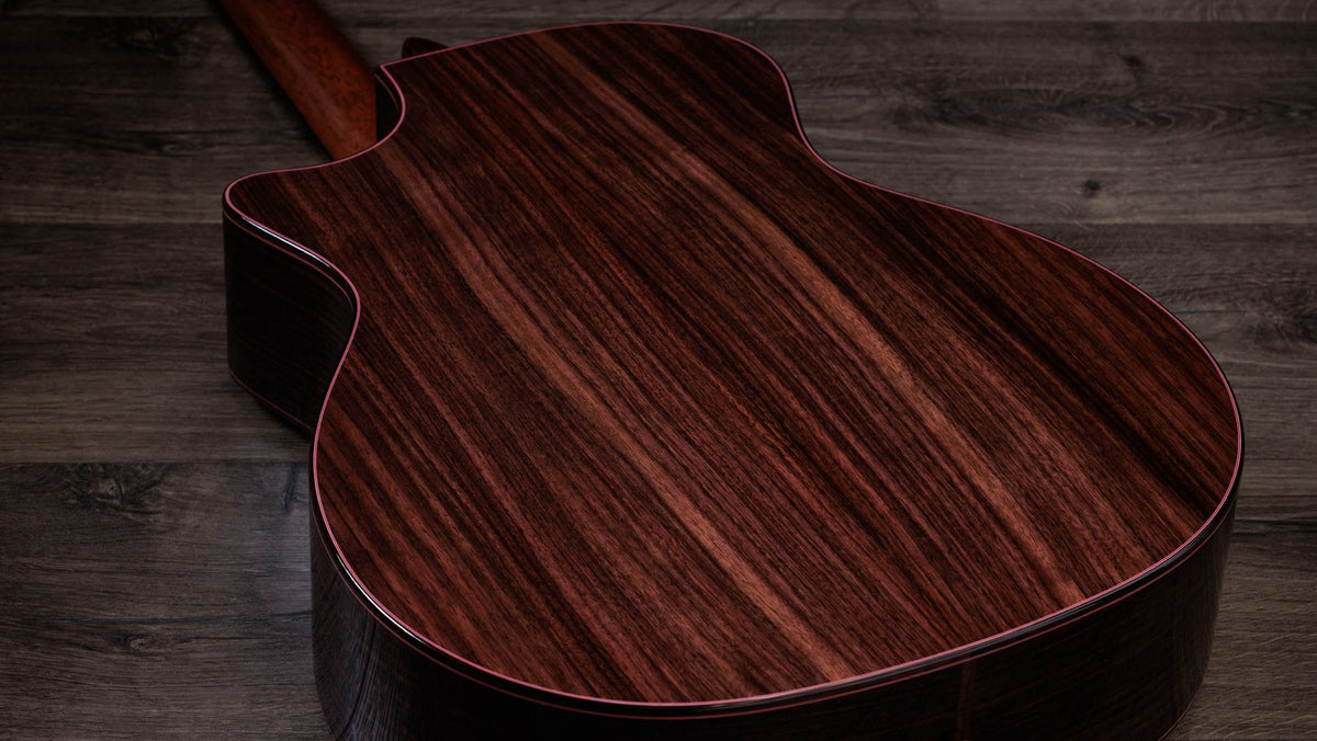 Đàn guitar acoustic điện Taylor Legacy 914ce – cận vân gỗ mặt lưng