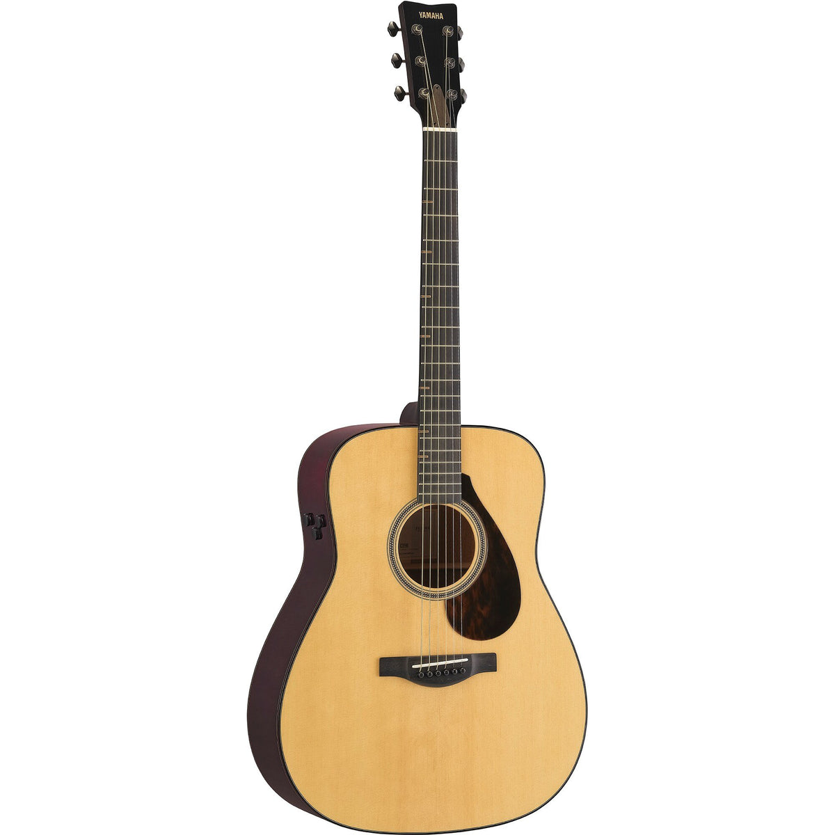 Đàn guitar acoustic điện Yamaha FG7 MX màu Natural – góc nghiêng 3/4 toàn thân