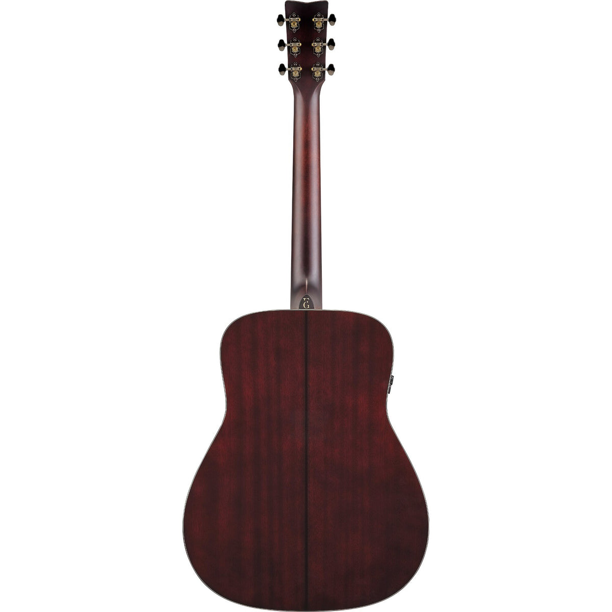 Đàn guitar acoustic điện Yamaha FG7 MX màu Natural – mặt lưng toàn thân