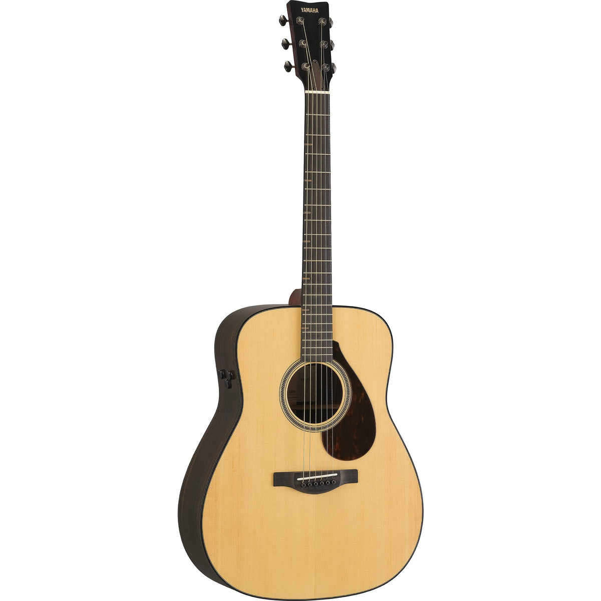 Đàn guitar acoustic điện Yamaha FG7 RX màu Natural – góc nghiêng 3/4 toàn thân