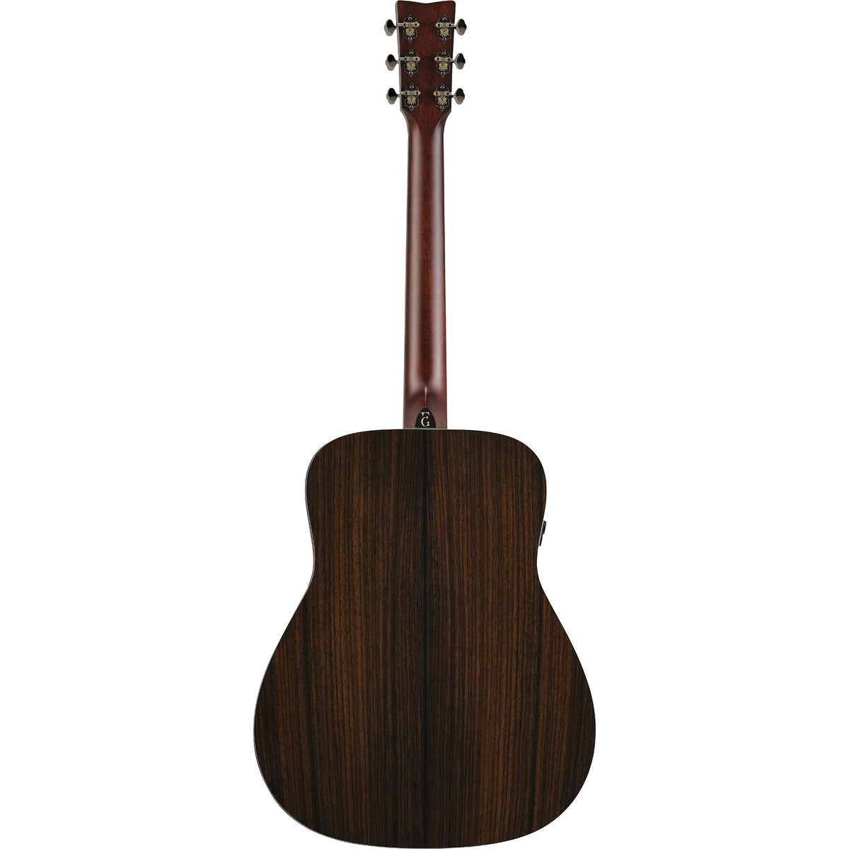 Đàn guitar acoustic điện Yamaha FG7 RX màu Natural – mặt lưng toàn thân