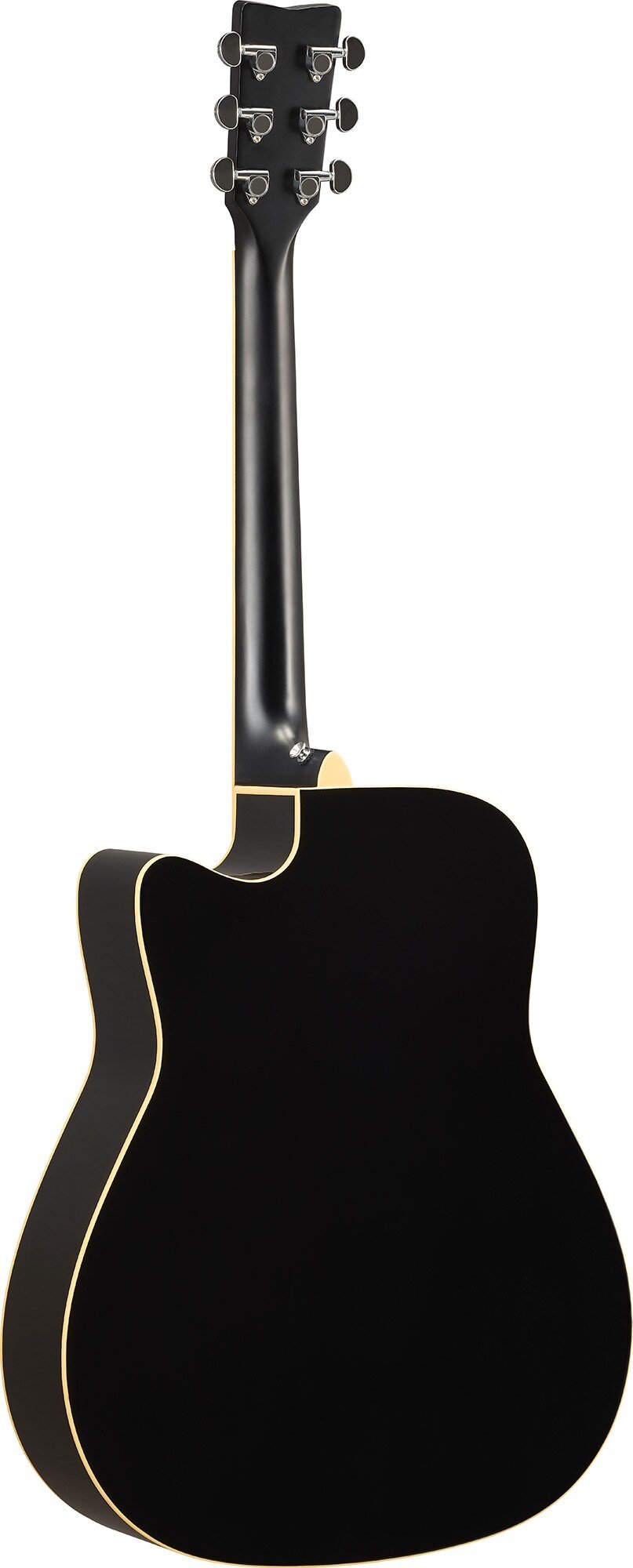 Đàn guitar acoustic điện Yamaha FGC-TA màu Black – mặt lưng toàn thân