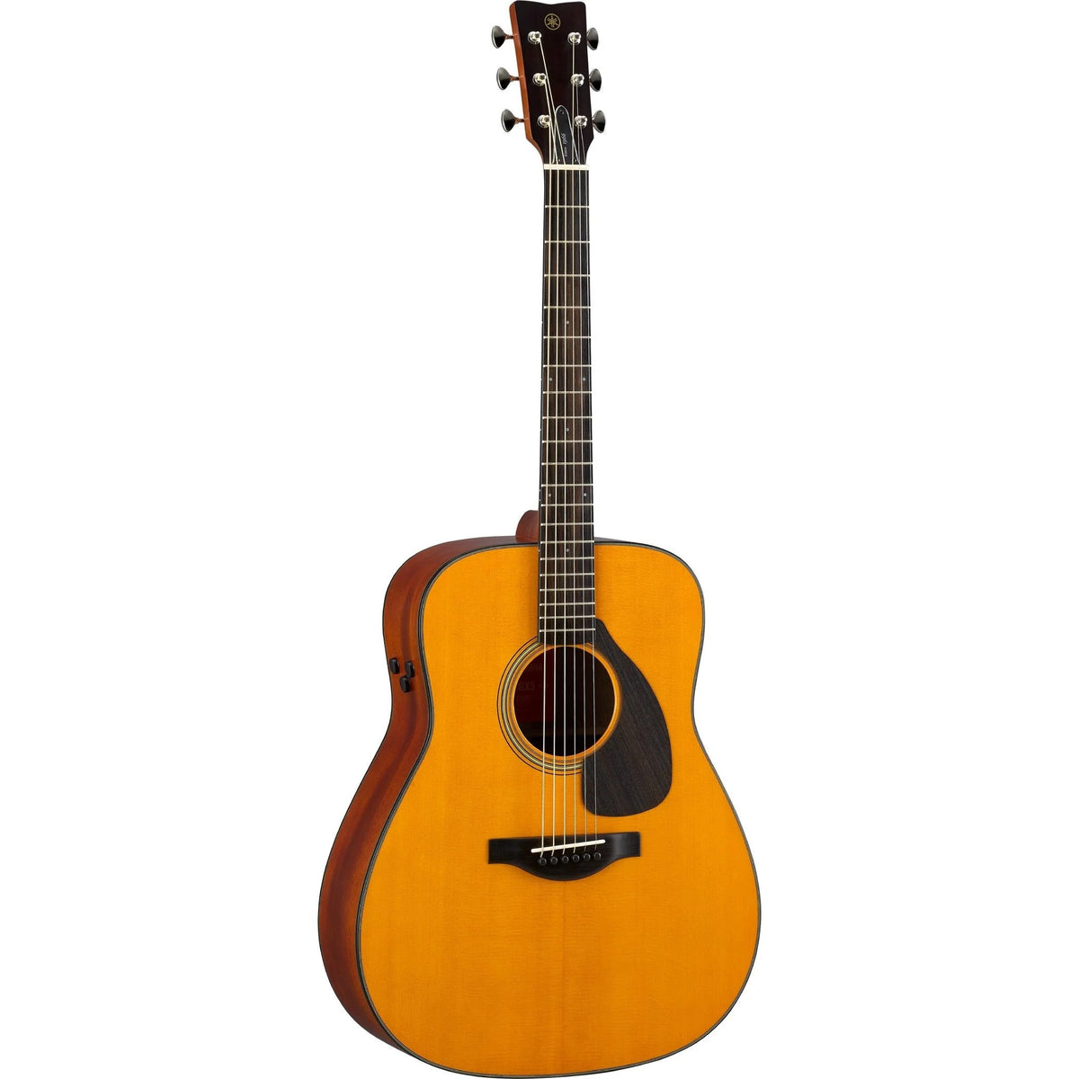 Đàn guitar acoustic điện Yamaha FGX5 màu Natural – góc nghiêng 3/4 toàn thân