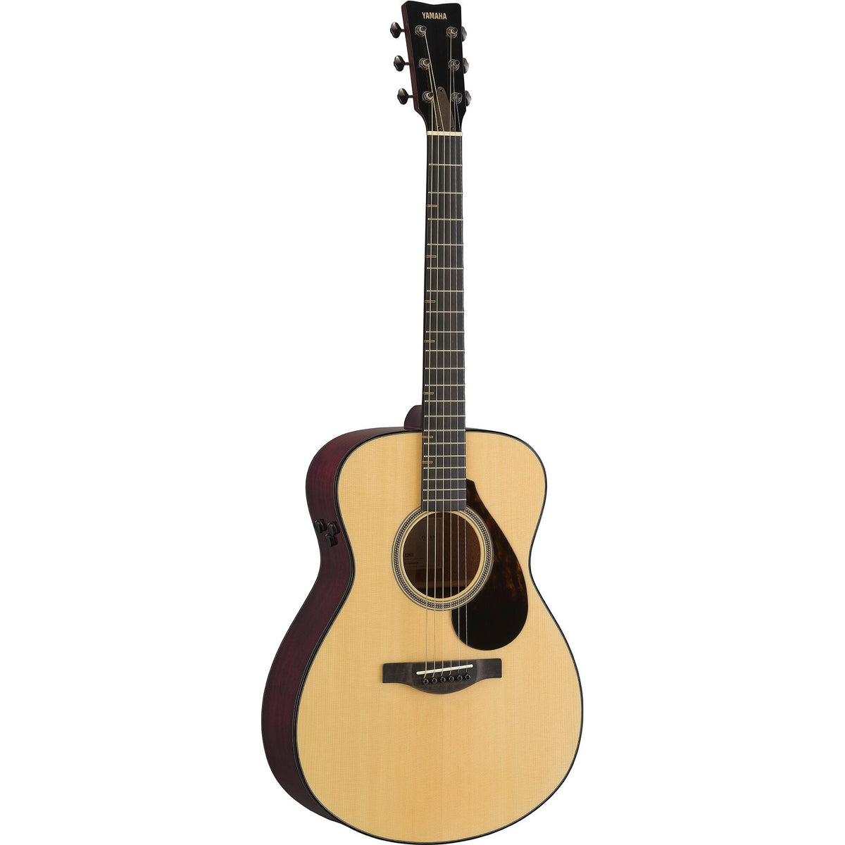 Đàn guitar acoustic điện Yamaha FS7 MX màu Natural – góc nghiêng 3/4 toàn thân