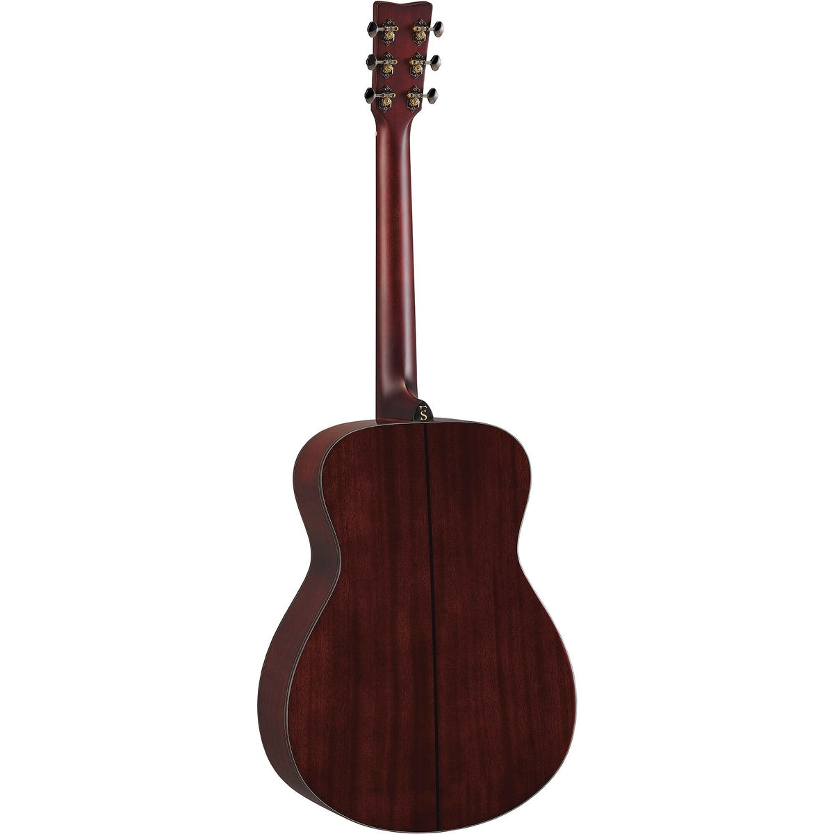 Đàn guitar acoustic điện Yamaha FS7 MX màu Natural – mặt lưng toàn thân (góc 2)