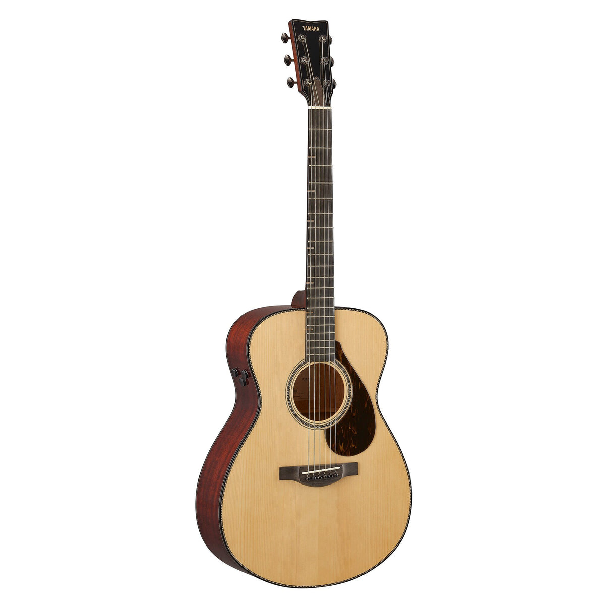Đàn guitar acoustic điện Yamaha FS9 MX màu Natural – góc nghiêng 3/4 toàn thân