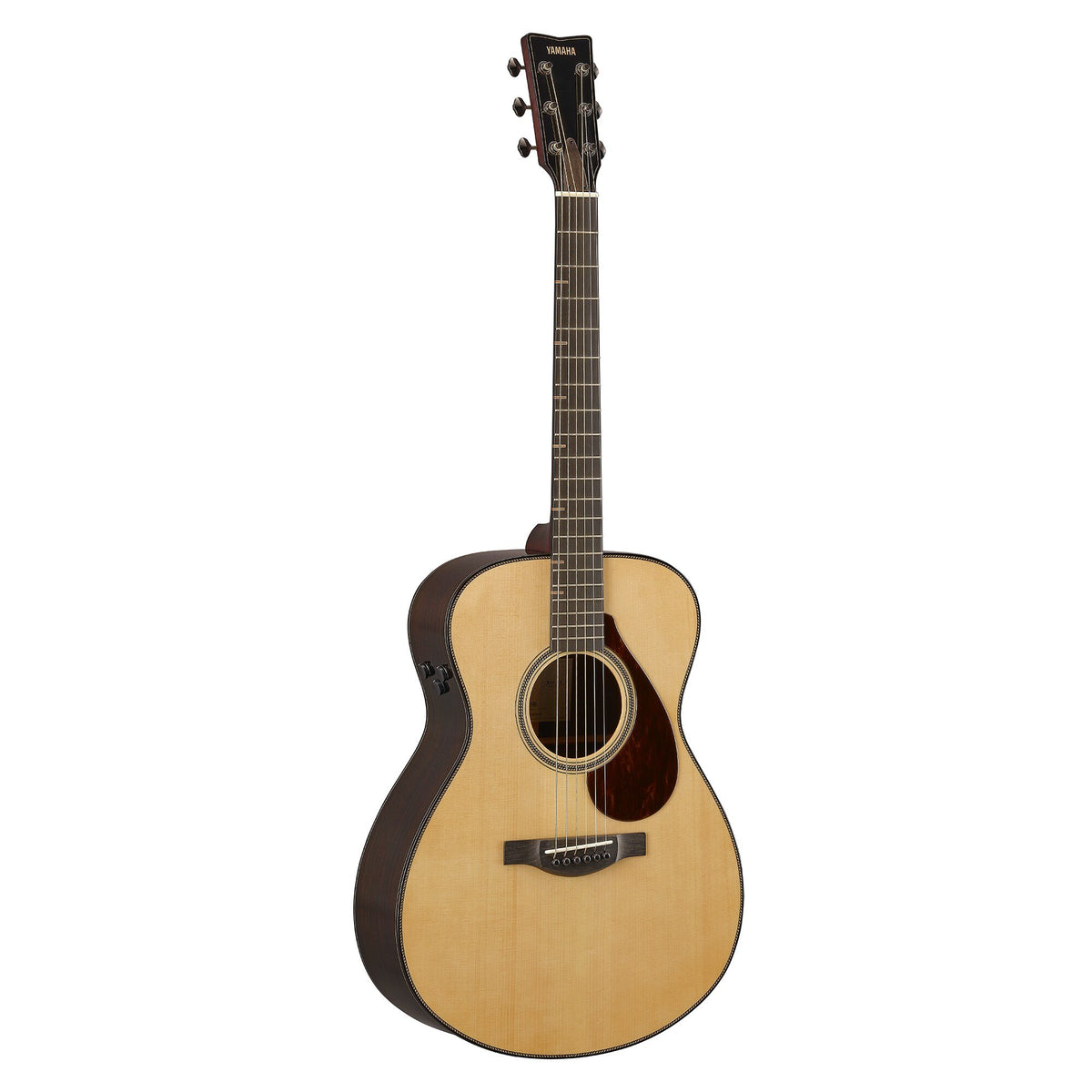 Đàn guitar acoustic điện Yamaha FS9 RX màu Natural – góc nghiêng 3/4 toàn thân