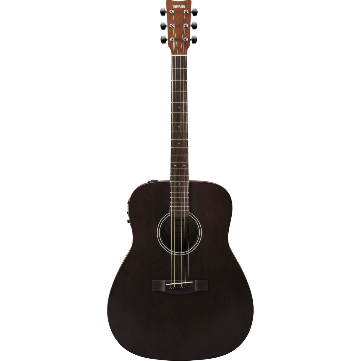 Đàn guitar acoustic điện Yamaha FX400 màu Smoky Black – mặt trước toàn thân