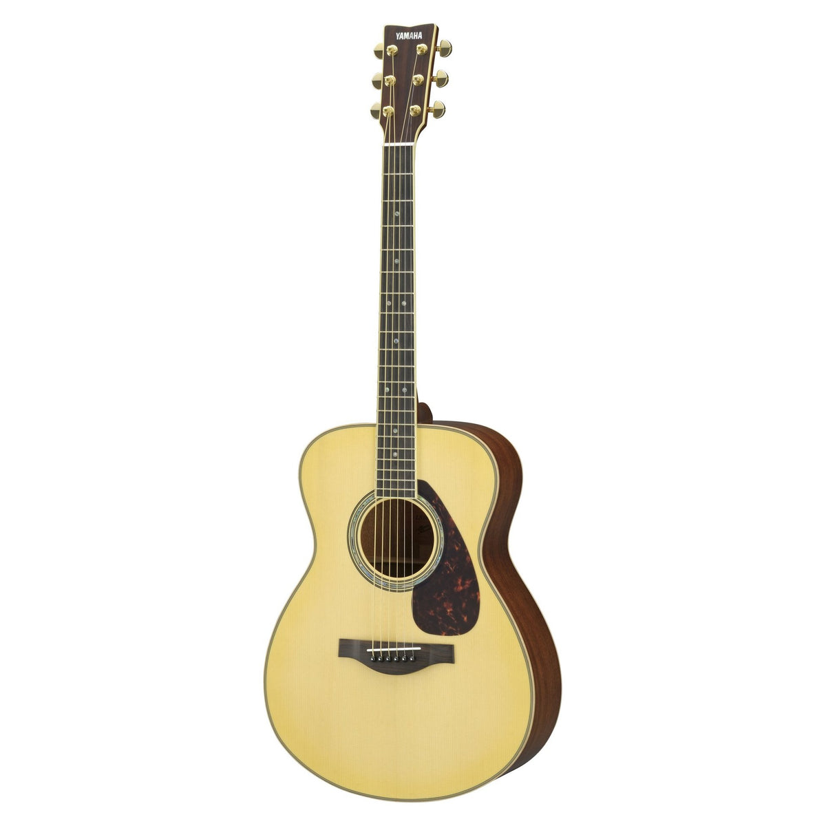 Đàn guitar acoustic điện Yamaha LS16M ARE màu Natural – góc nghiêng 3/4 toàn thân