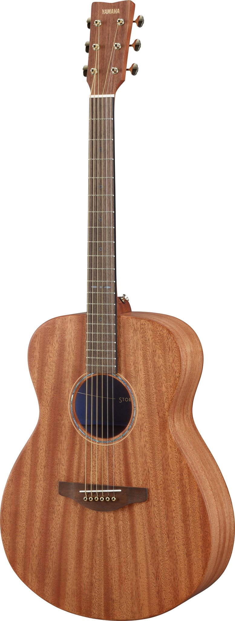 Đàn guitar acoustic điện Yamaha STORIA II màu Natural – góc nghiêng 3/4 toàn thân