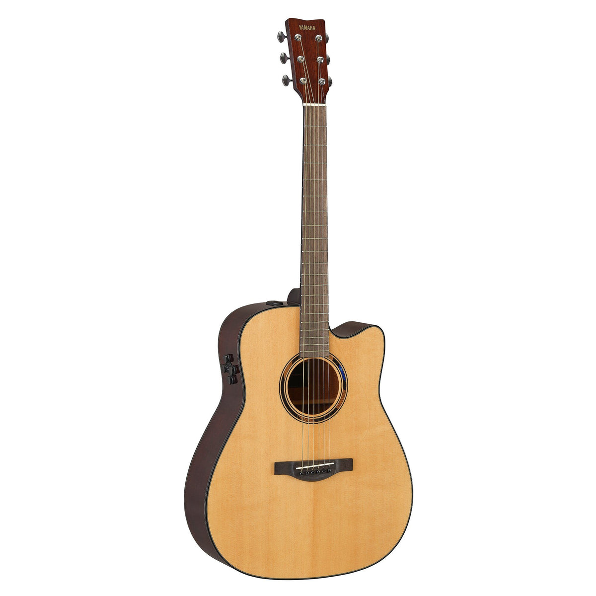 Đàn guitar acoustic điện Yamaha TAG1 C màu Natural – góc nghiêng 3/4 toàn thân