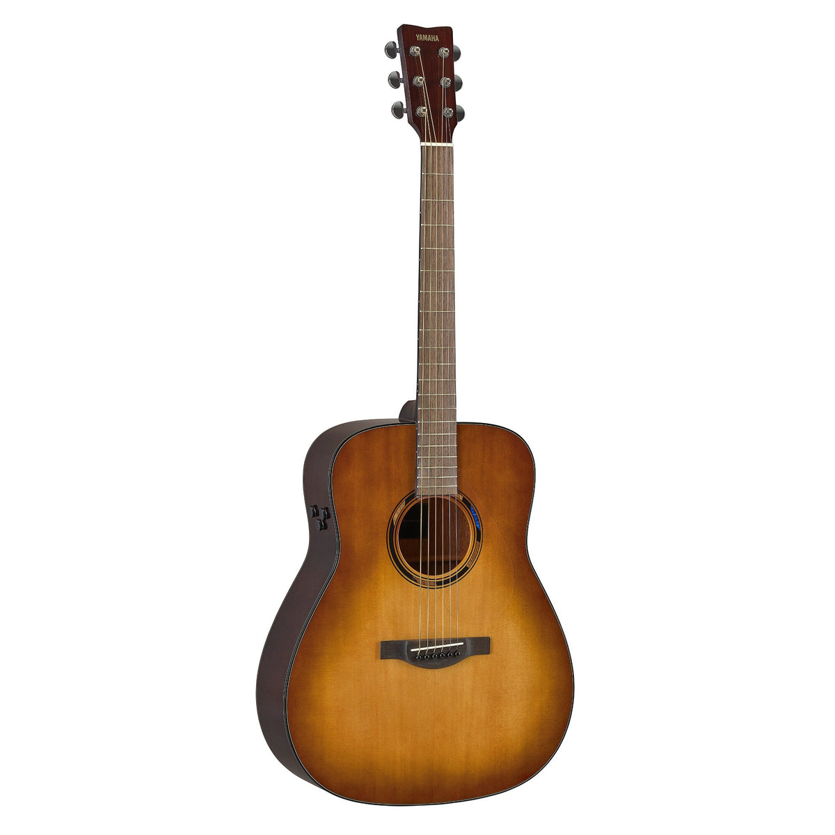 Đàn guitar acoustic điện Yamaha TAG1 E màu Sand Burst – góc nghiêng 3/4 toàn thân